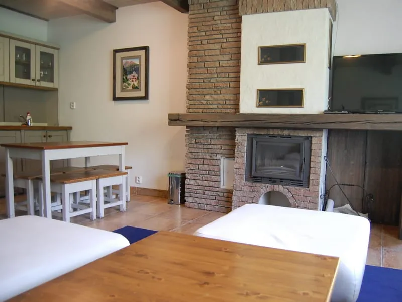 Rodinný apartmán s krbem
